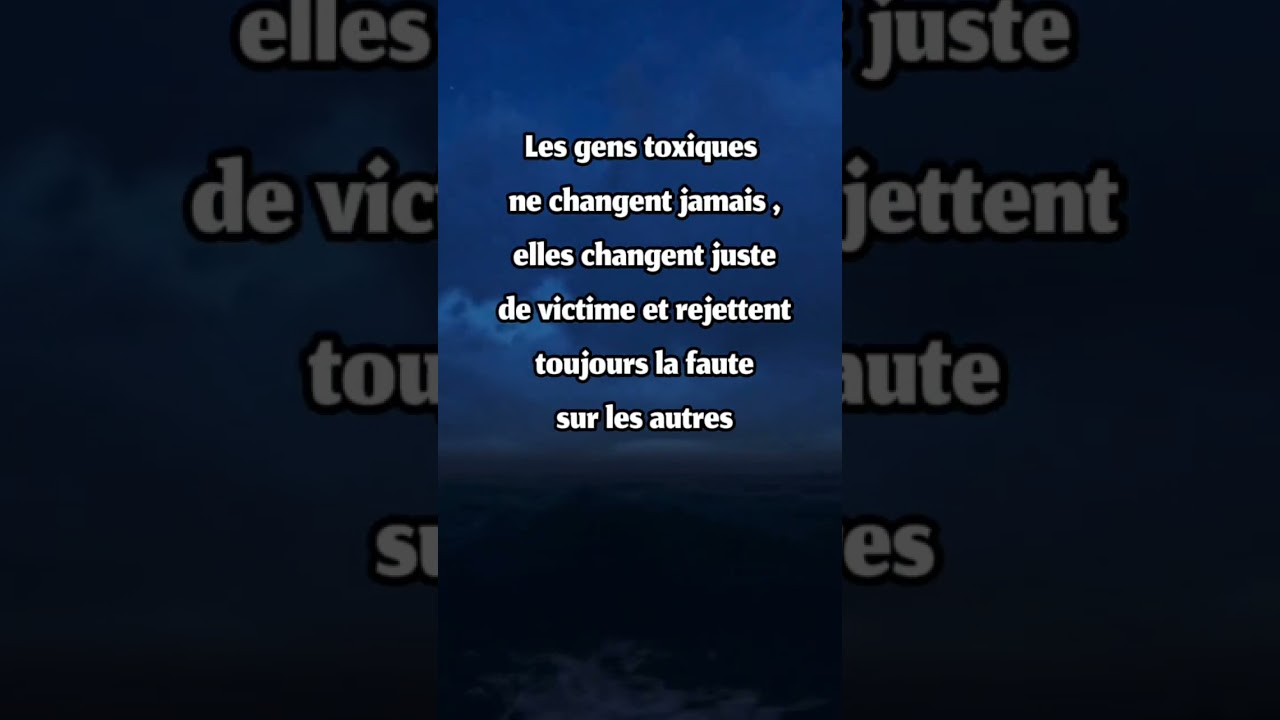 Les gens toxiques #toxique
