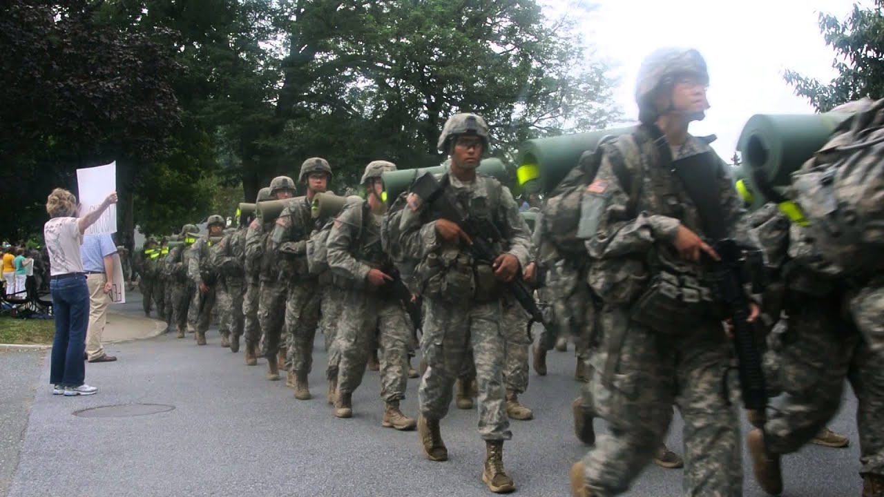 USMA's Class of 2018 March Back - Aug. 2014