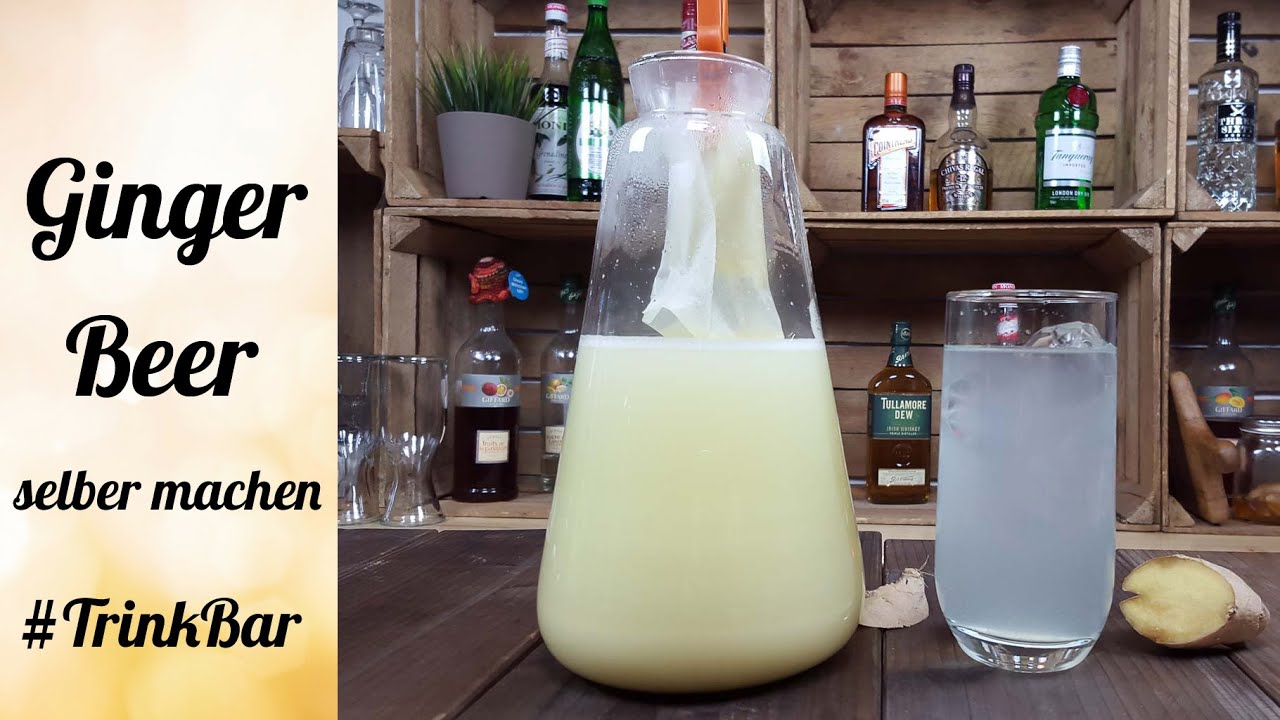 Ingwerbier / Ginger Beer selber machen - Cocktail - Rezept - Trinkbar