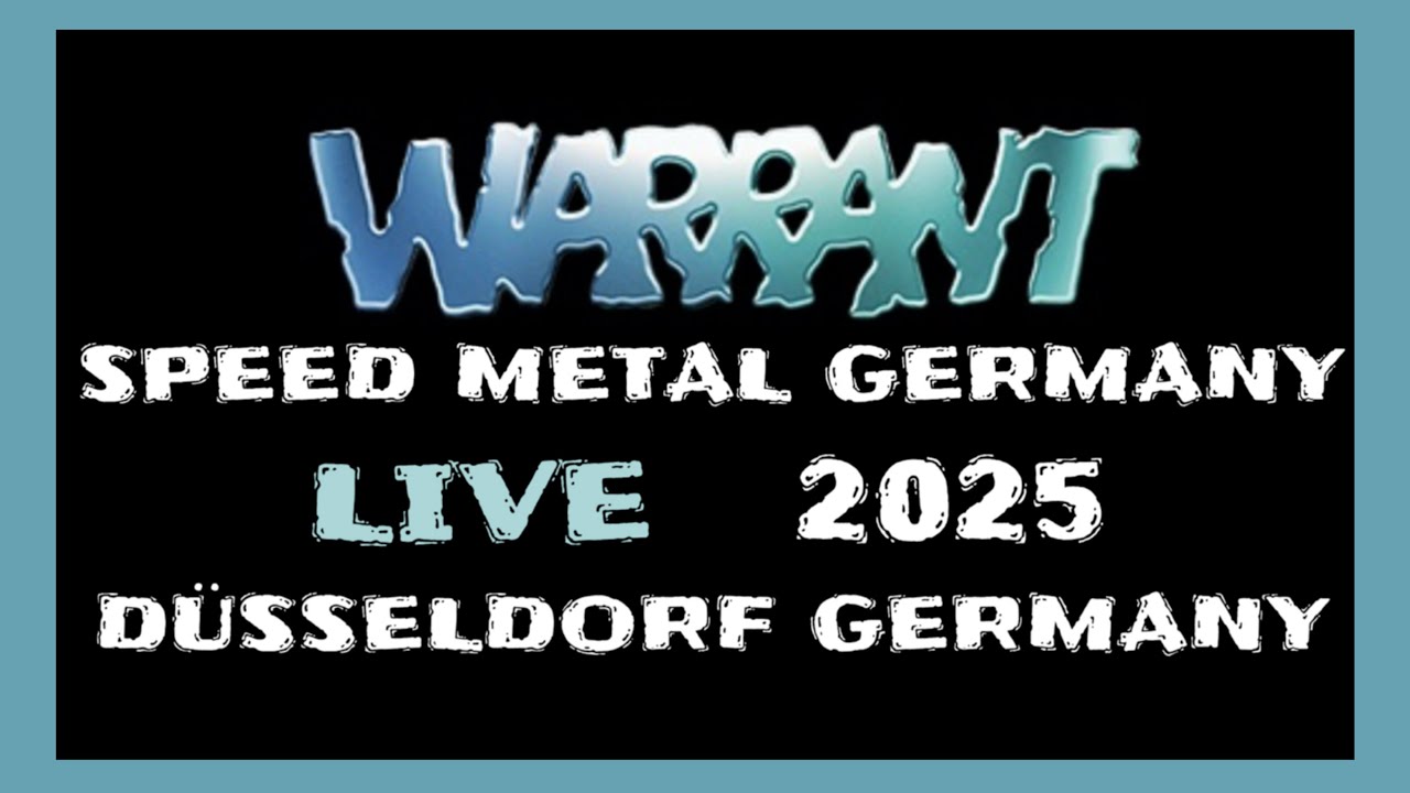 WARRANT - SPEED METAL GERMANY - LIVE 25.10. 2025  DÜSSELDORF GERMANY  (full Show)