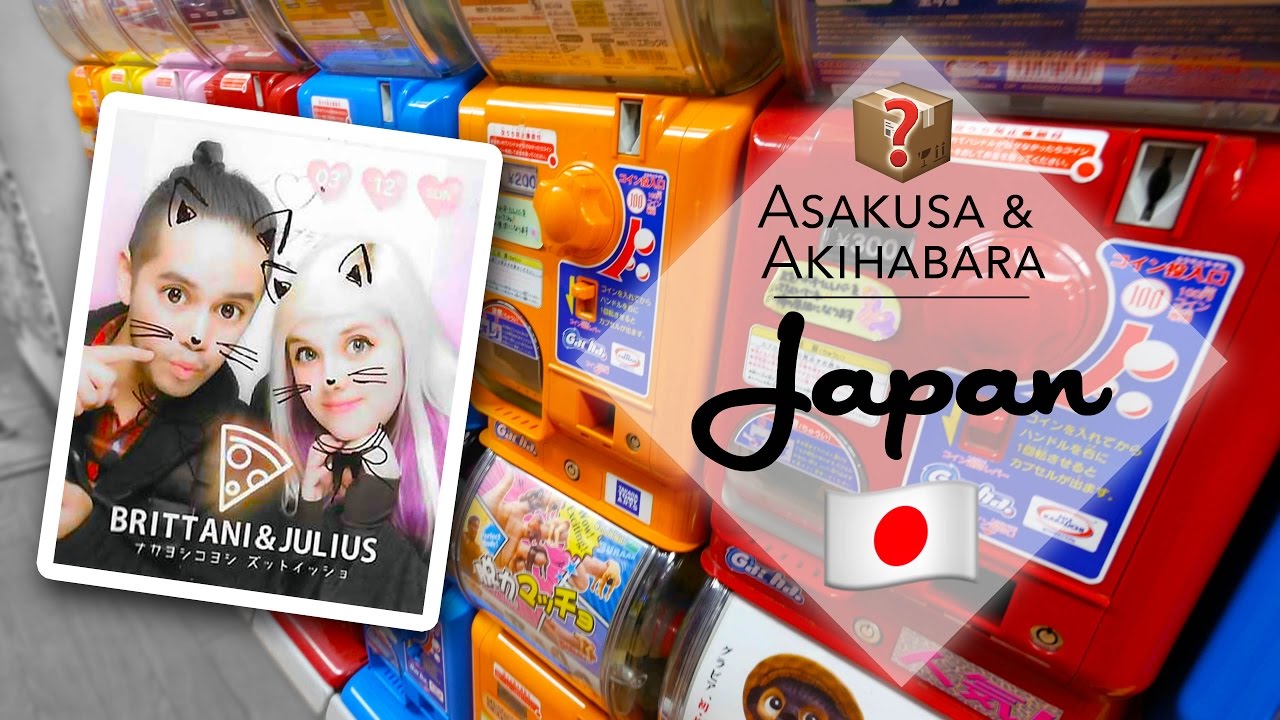 Mystery boxes, UFO catchers, and gachapon in Akihabara, Japan! | Crane Couple In Japan