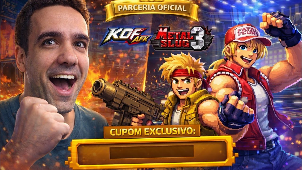 KOF AFK Vs Metal SLug - Resgate Agora itens exclusivos