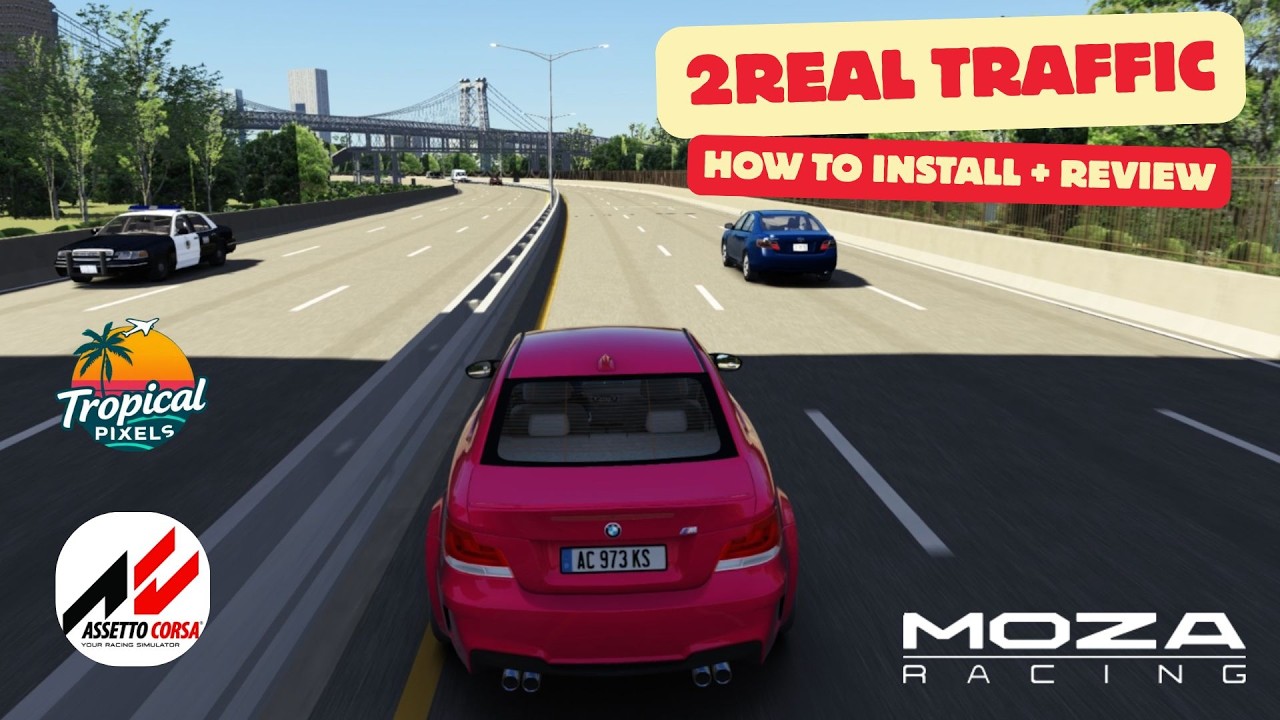 Как получить реальный трафик в Assetto Corsa. 2. Установка мода Real Traffic v1.7 + обзор #Обязат...