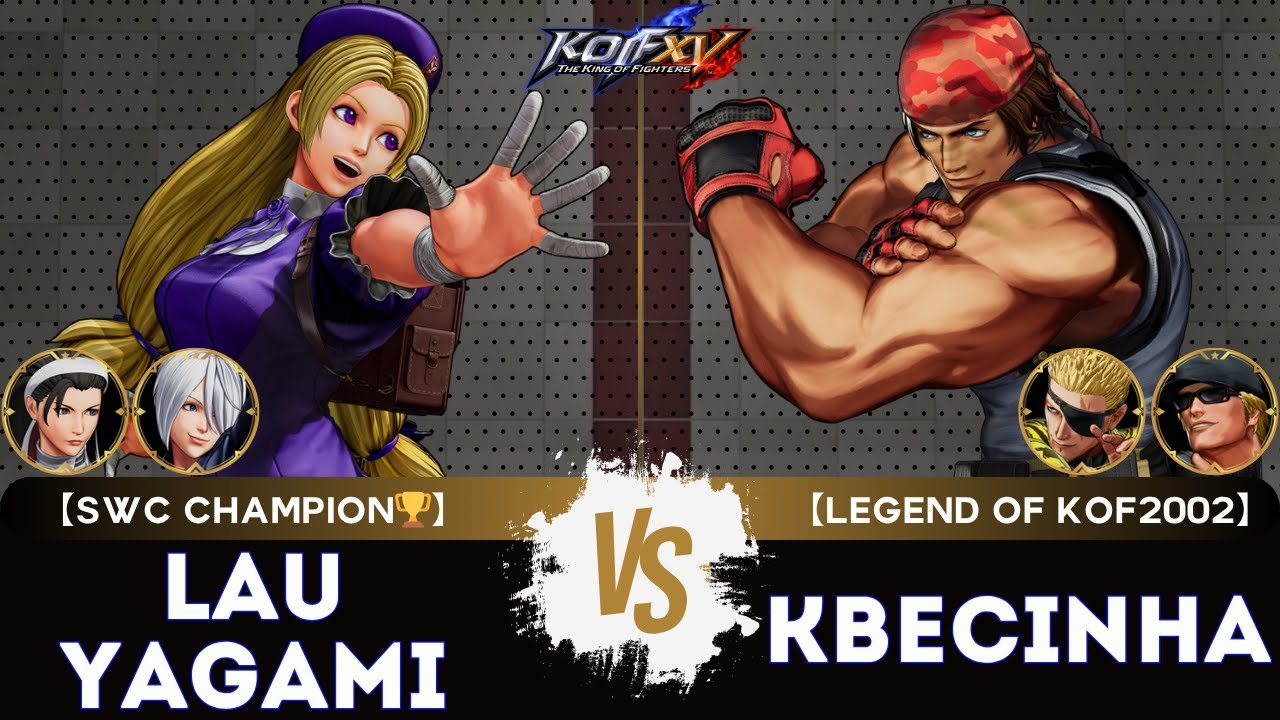 KOF XV▰ LAUYAGAMI (Ángel/Hinako/Chizuru) 🆚 KBECINHA (Ramón/Clark/Ralf)🎞️FT 10 - Part 2 - 11/25