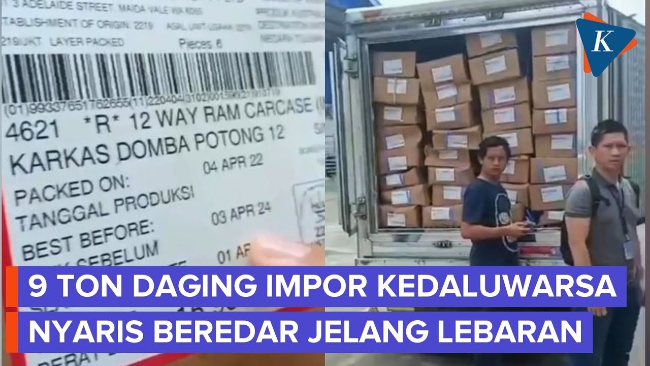 Daging Impor Kedaluwarsa Hampir Dijual Jelang Lebaran, 3 Truk Pengangkut Langsung Disita