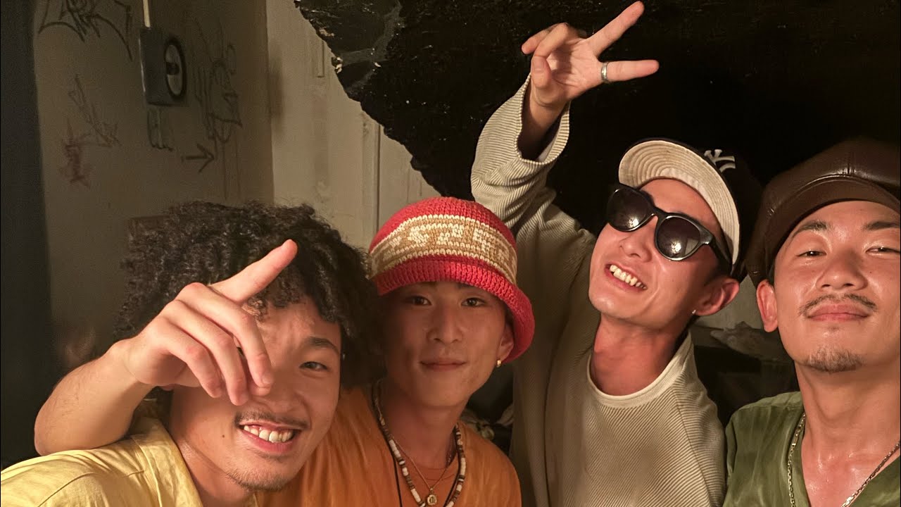 コンチーズの初のDUB録りの裏側はこんな感じ　コンチーズ（U THE STARR、 Jr.SANTA、 RUCKY、 ROOTS DOOP)
