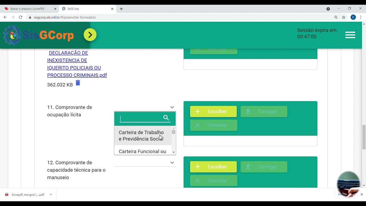 Como tirar o CR (CAC)?  - Passo a passo para tirar seu CR de Atirador Desportivo no SisGCorp.