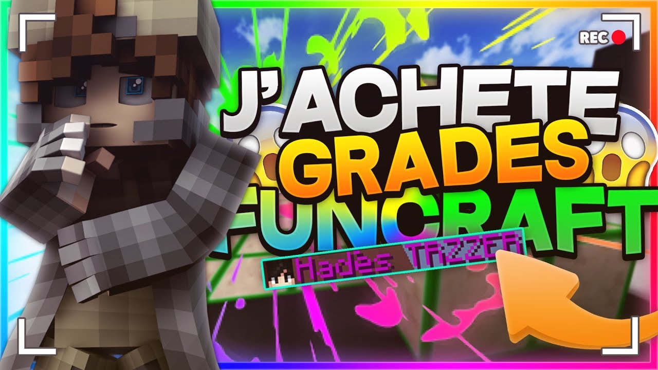 J&rsquo;ACH&Egrave;TE LE NOUVEAU GRADE PERSO DE FUNCRAFT !