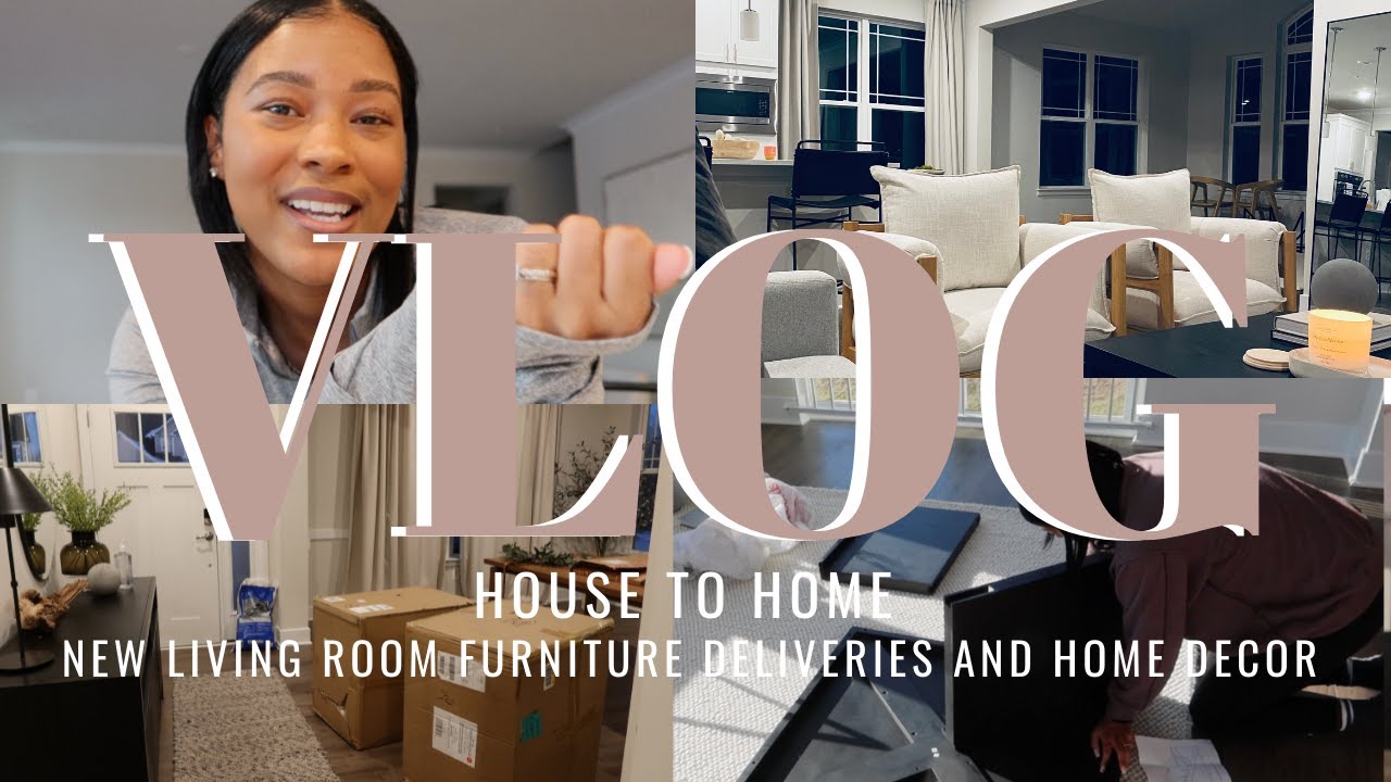 HOUSE TO HOME UPDATES: NEW LIVING ROOM FURNITURE DELIVERIES AND HOME DECOR  | Diam Jackson