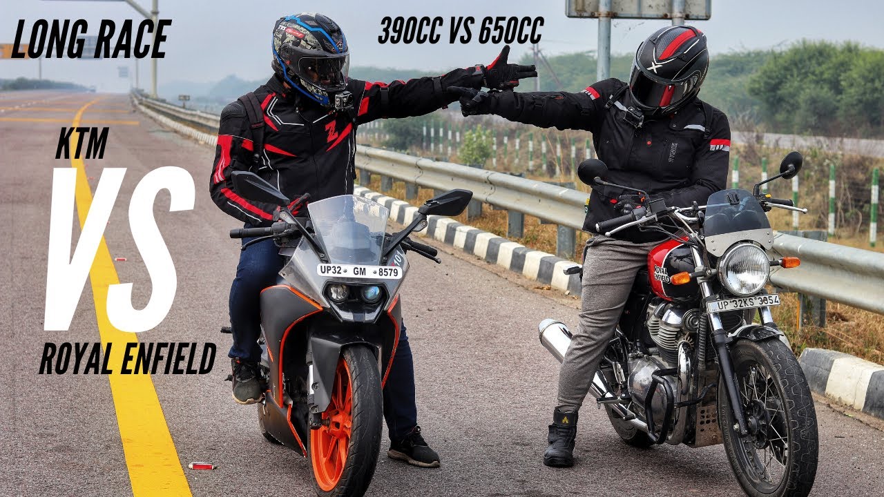 Royal Enfield Interceptor 650 Vs Ktm RC 390 Amazing Long Race | Clutch Plate Ki Lag Gai | Ksc Vlogs
