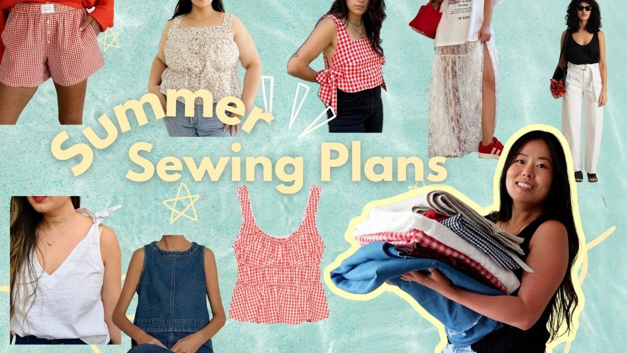 Summer Sewing Plans | Inspo, Patterns and Fabric!