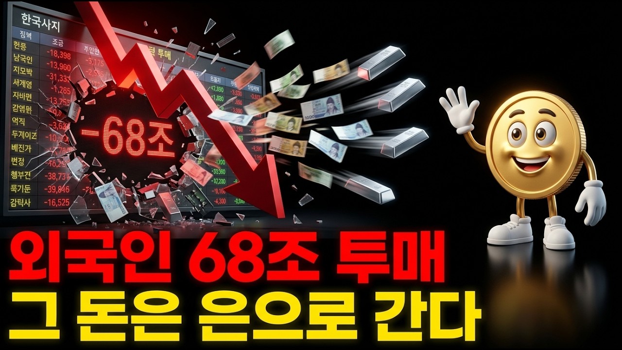 외국인 역대최대 6 8조 투매, 그 돈은 은으로 간다