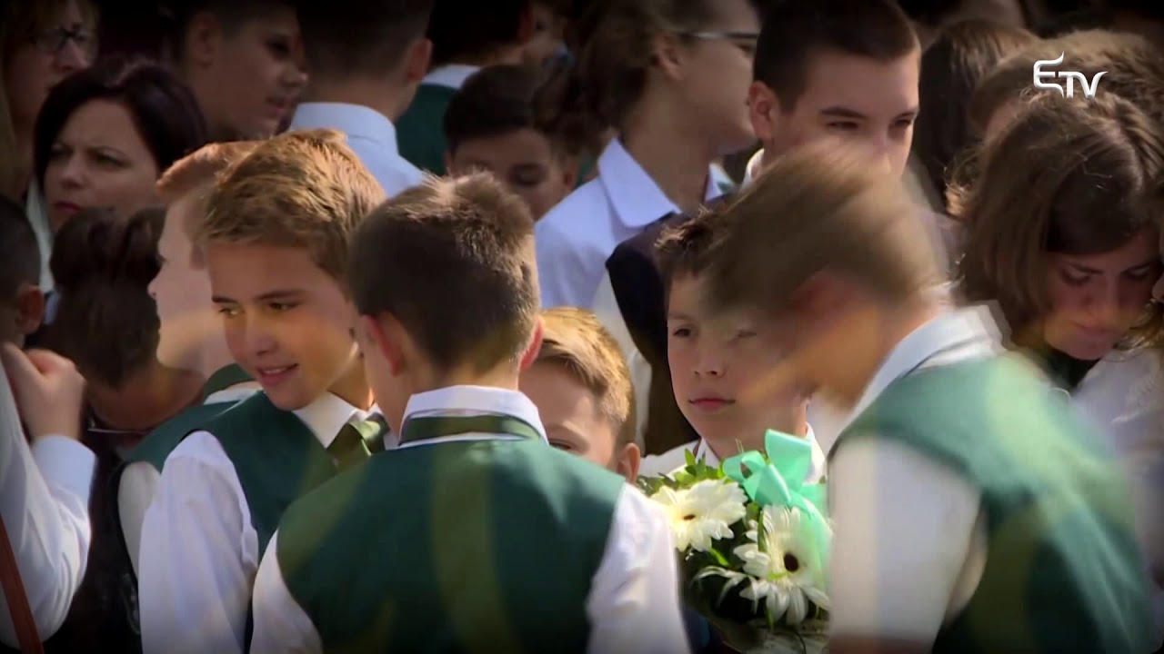 A Katolikus iskola története két és fél percben – Erdélyi Magyar Televízió