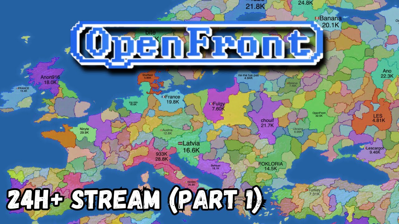 Open Front mit der Community! 24h Stream (Part 1)