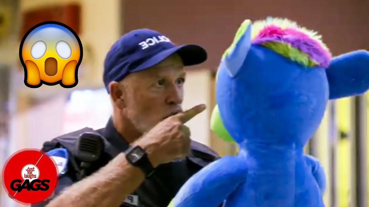 Officer Arrests A Stuffed Animal | Just For Laughs Gags