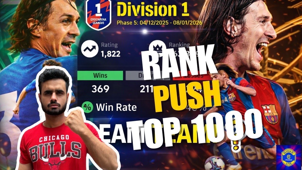 efootball | Rank Push to Top 1000 with 110 Ankara Messi | Live