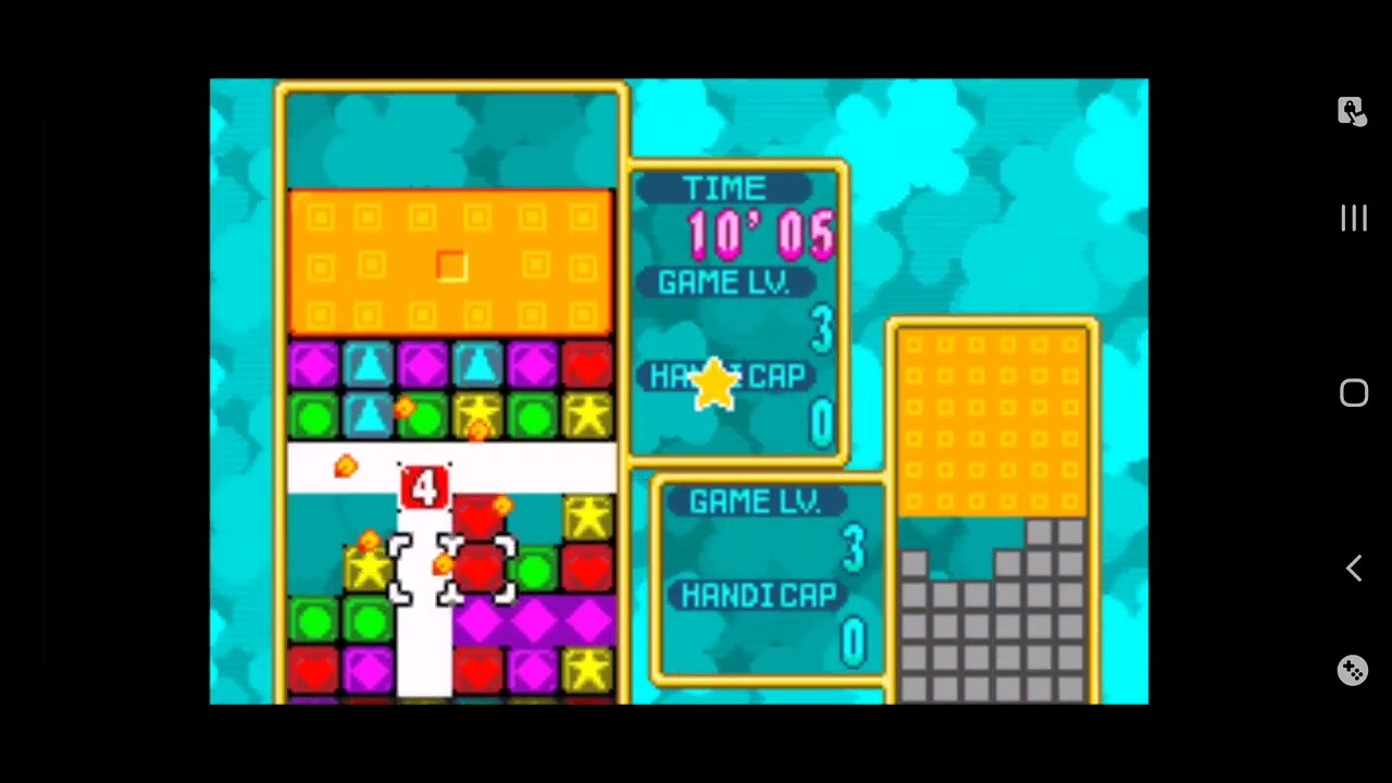 Puzzle League(GBA) Blue Vs. Lv.20 CPU #paneldepon