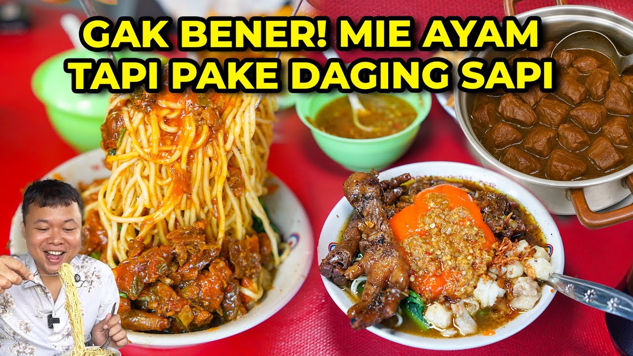 Mie Ayam Tapi Pake Daging Sapi! Sehari Diserbu 300 Orang Lebih!