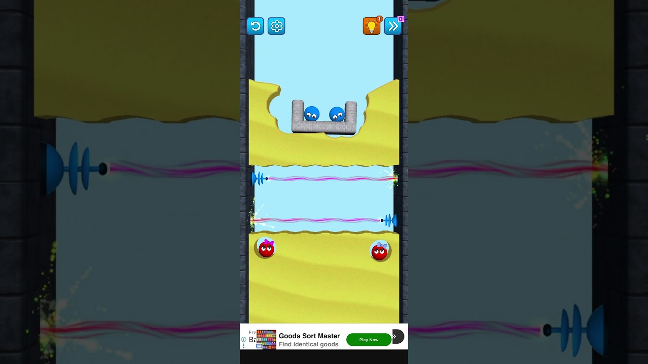 Lucky Balls - Erase sand game. Level 196. Walkthrough.