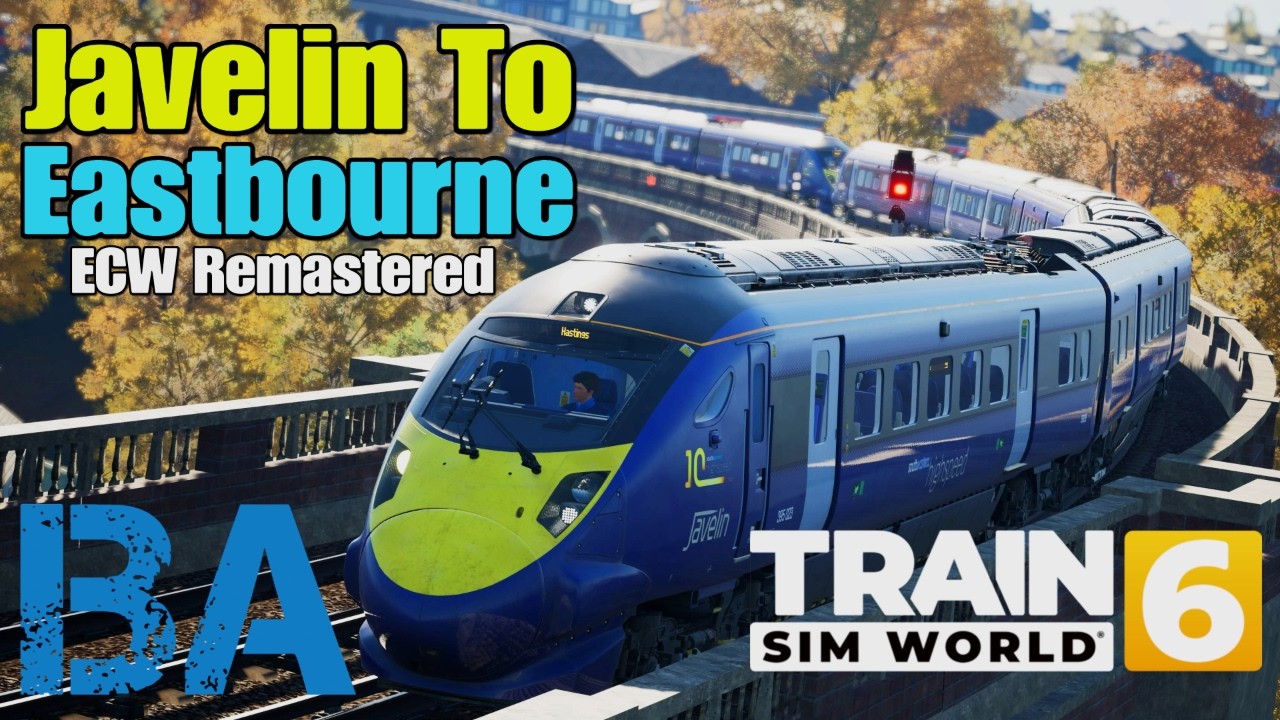 THE JAVELIN TO EASTBOUNRNE - CLASS 395 - EAST COASTWAY REMASTERED - TRAIN SIM WORLD 6