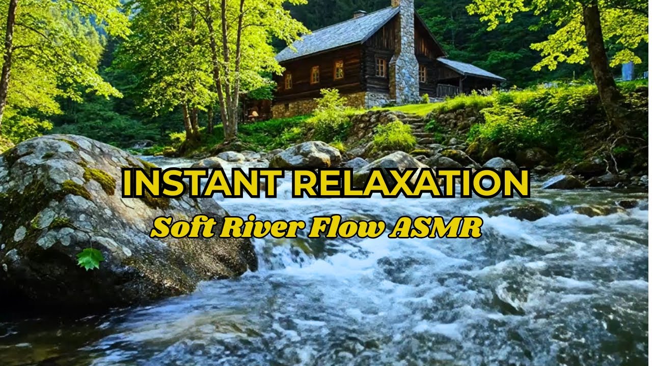 THIS WILL CALM YOU DOWN!” Gentle River Sounds for Relaxation & Focus