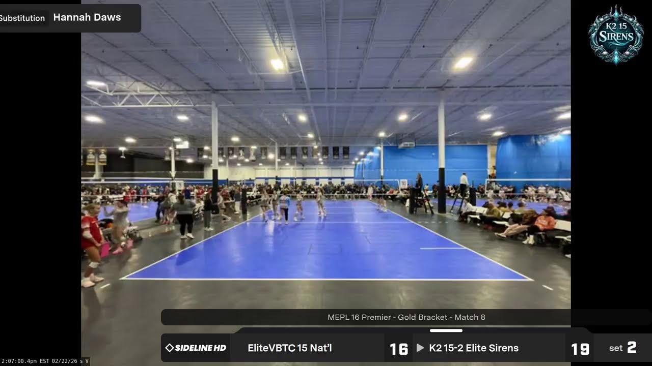 K2 15-2 Elite Sirens vs. EliteVBTC 15 Nat’l (2026.02.22)