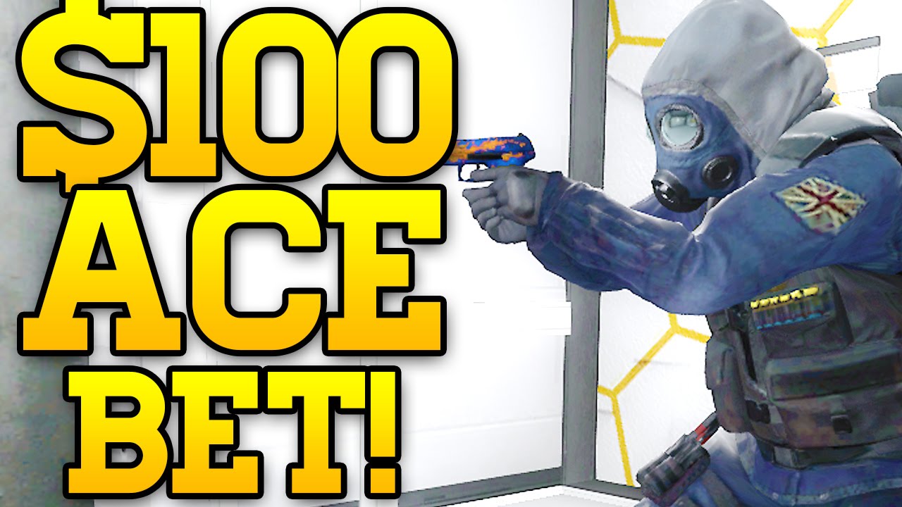 $100 DOLLAR ACE BET! CS GO COMPETITIVE