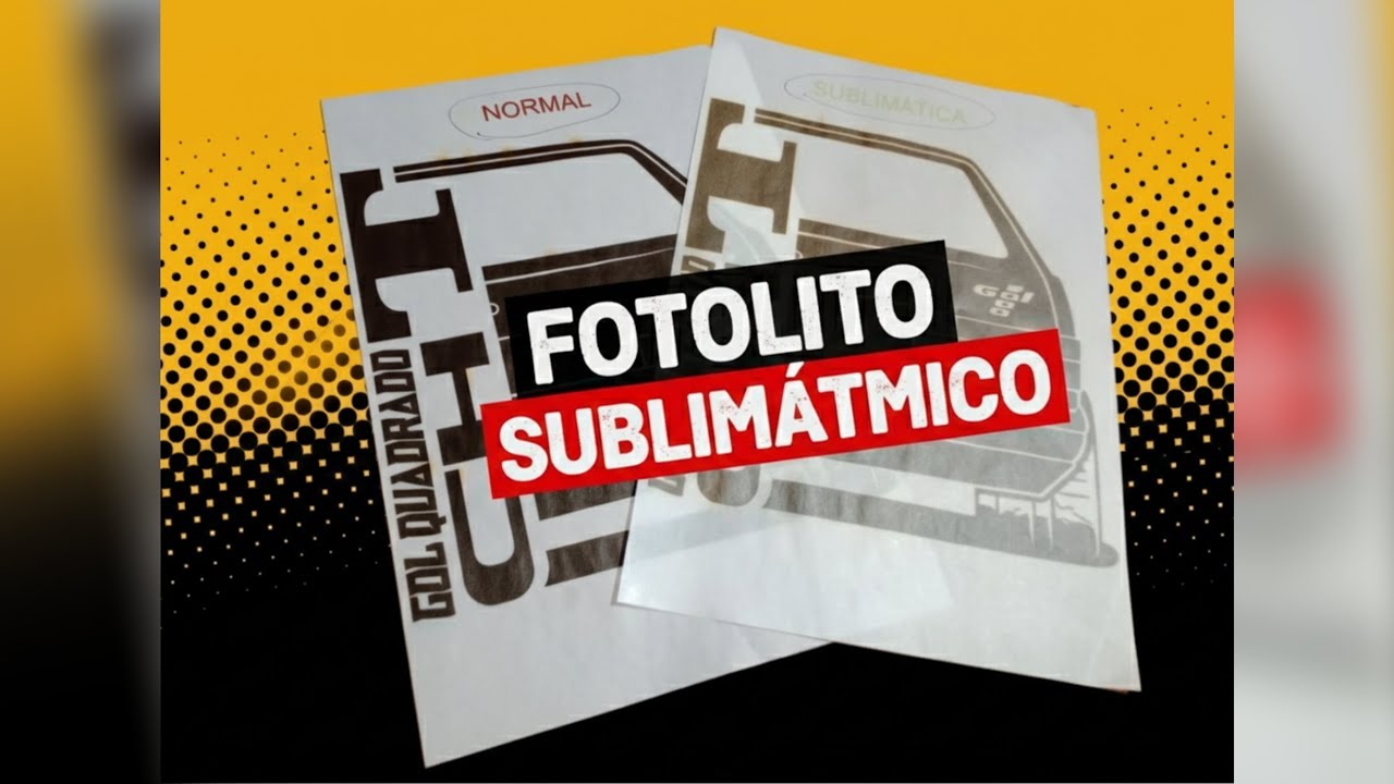 FOTOLITO OLEOLITO COM FOLHA SUBLIMÁTICA - SERIGRAFIA EM CASA