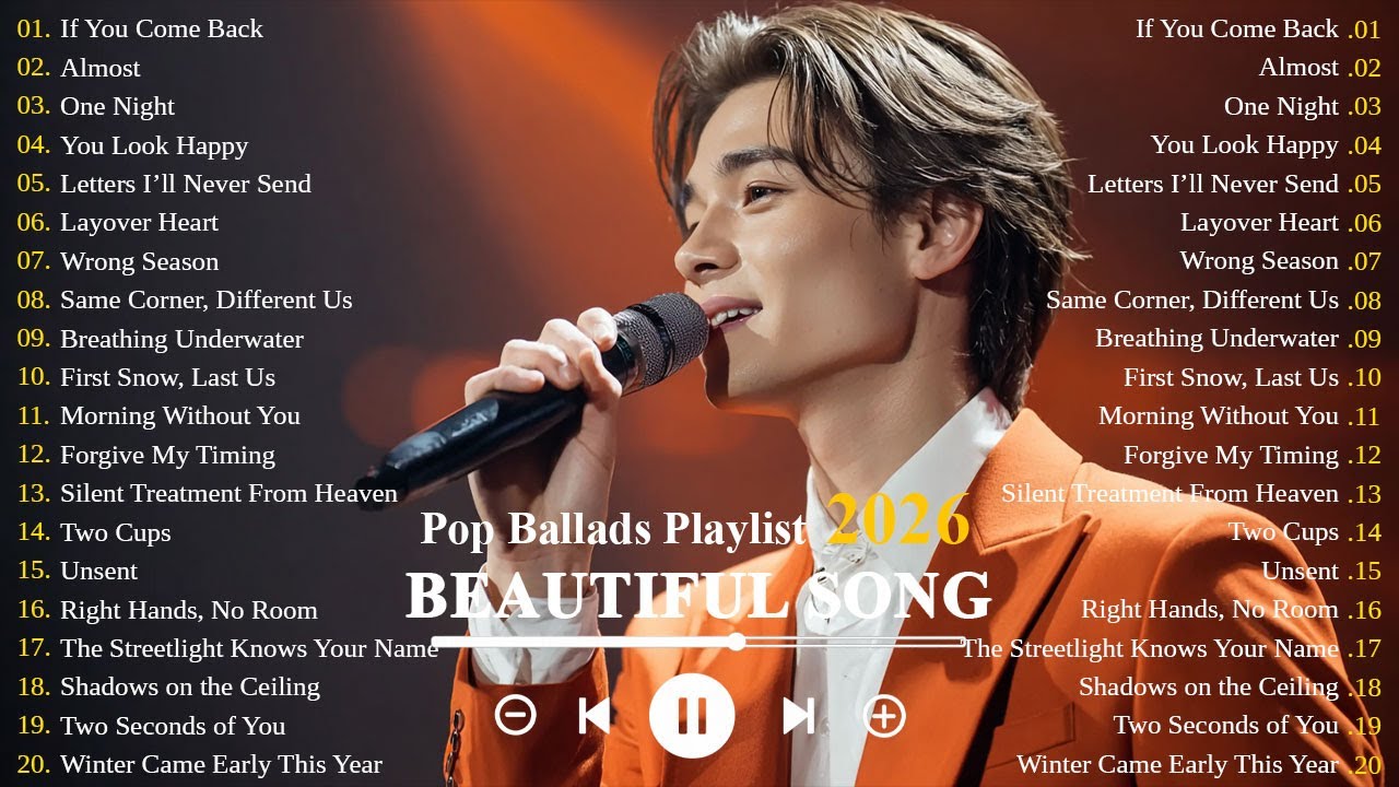 Romantic Ballads Love Songs 2026 | Easy-Listening & Emotional Ballads | K-Drama OST Style