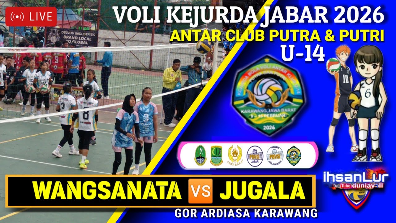 LIVE JUGALA 🆚 WANGSANATA | KEJURDA JABAR 2026 KARAWANG VOLLEYBALL