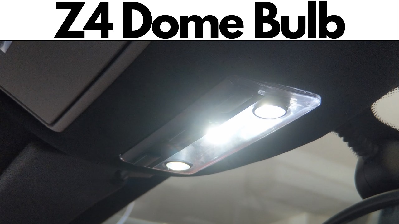 Replace Dome/Map Light Bulb | BMW Z4 2003-2008