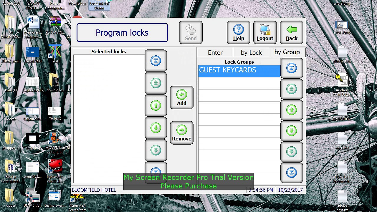 Adding Rooms LOCKLINK