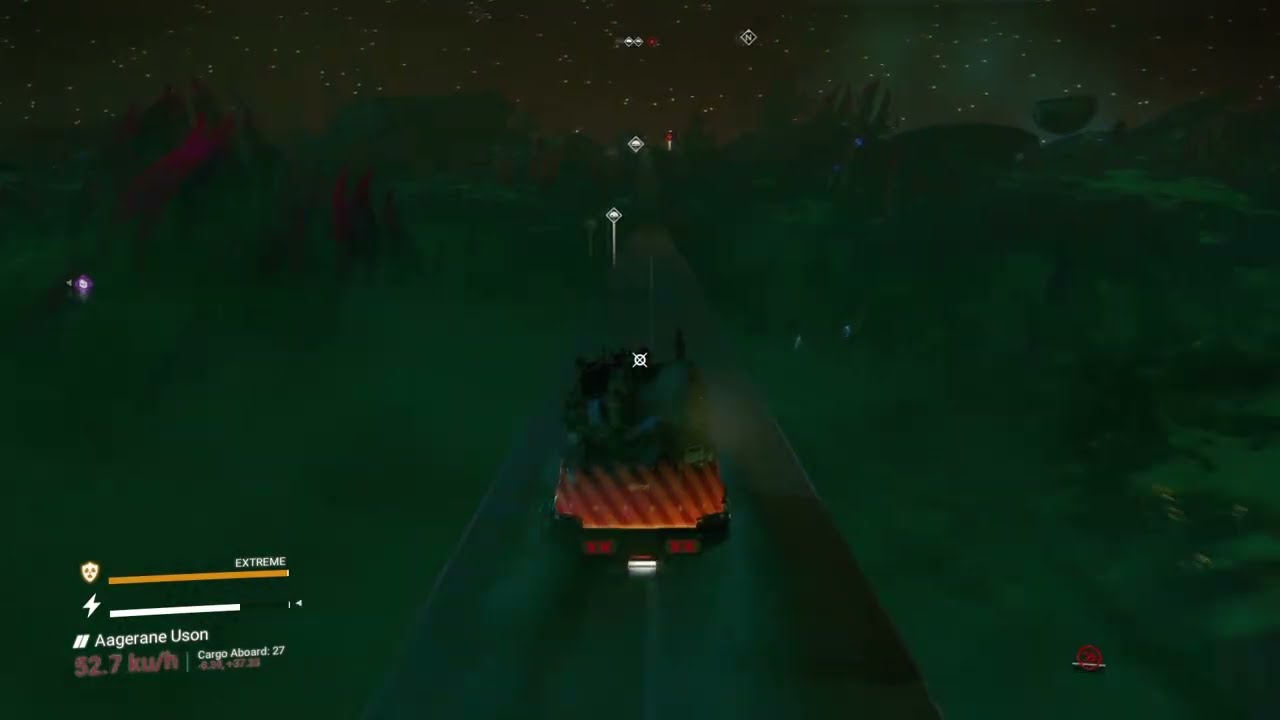 i built a Highway in nms plus corvette tour