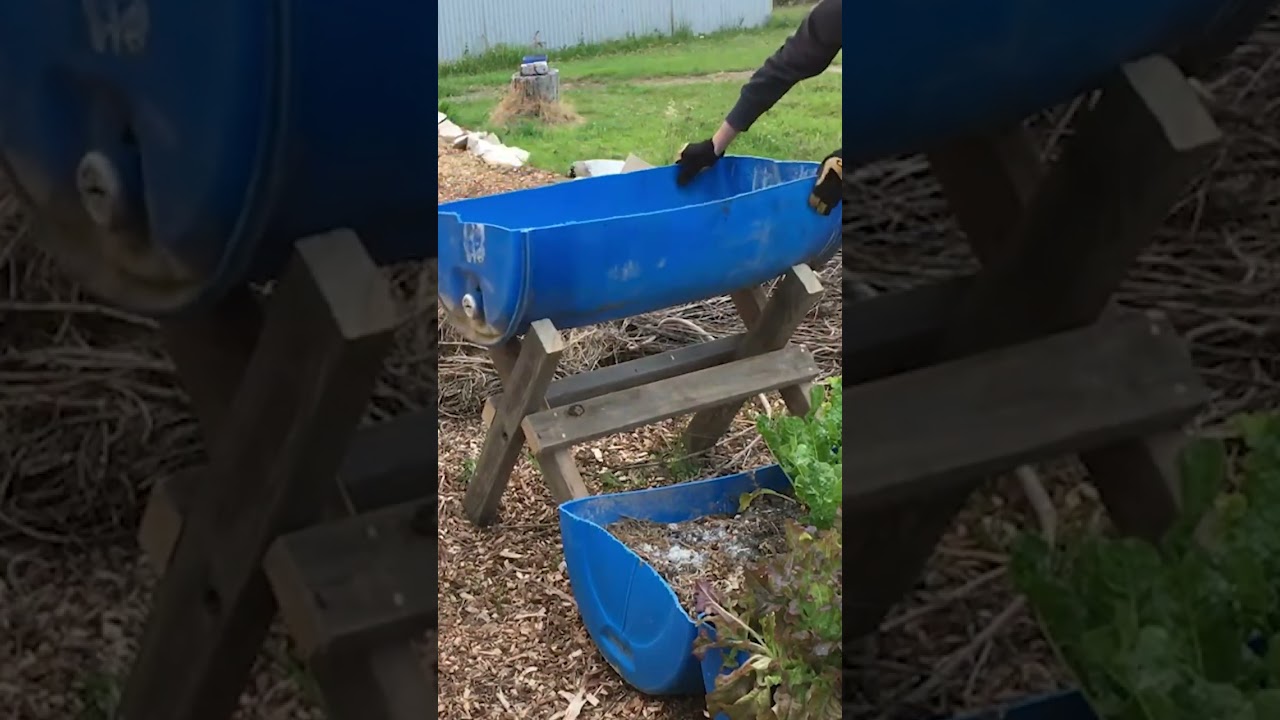 Crazy Simple Garden Barrel Stand