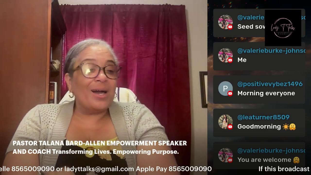 Morning's with Lady T Talks