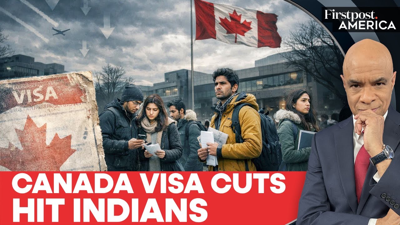 LIVE: Canada Sees 97% Drop in Student Arrivals, Indians Take the Hit | Firstpost America | N18G