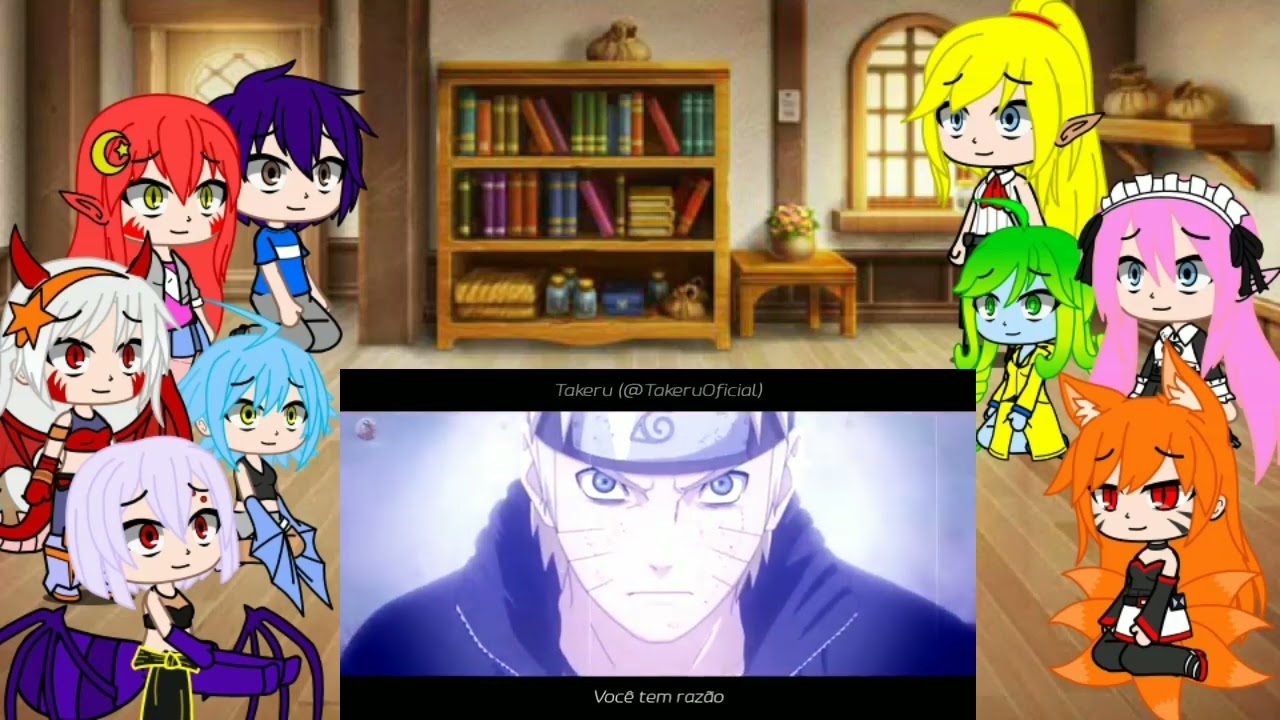monster musume+Kitsune reagindo ao rap do naruto sombrio