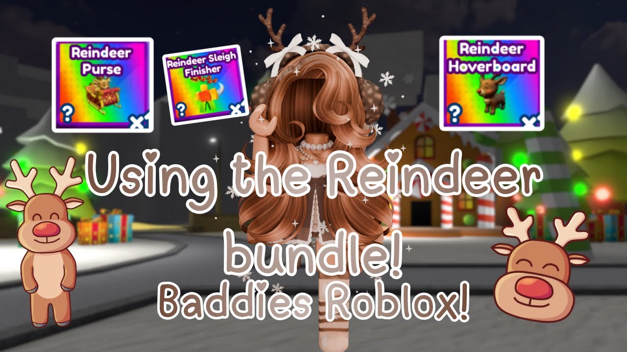 Использую набор «Олень» в Roblox Baddies! 🦌
