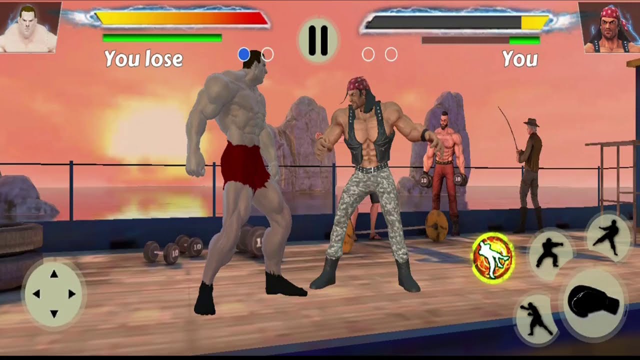 GYM Fighting Games: Bodybuilder Action Fight Gameplay