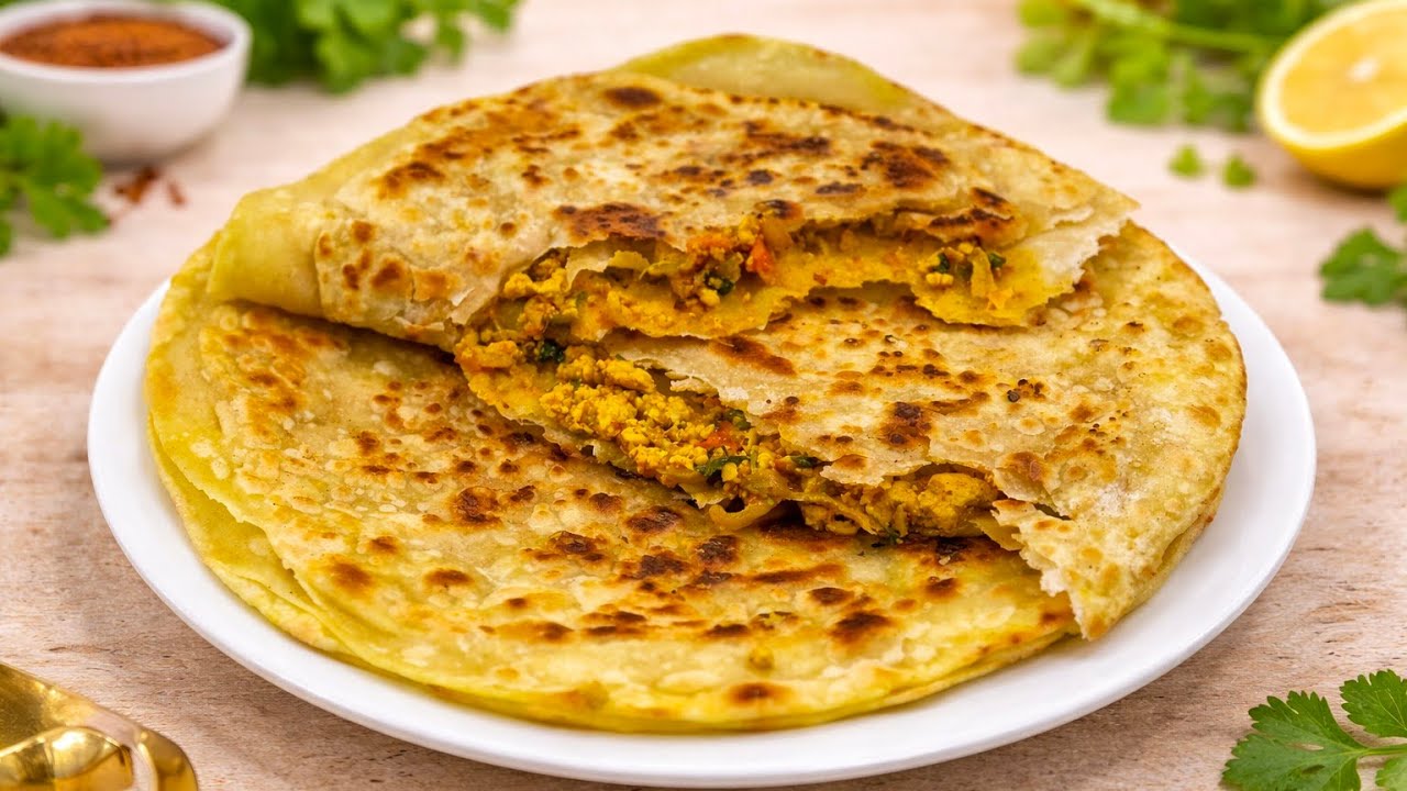 Рецепт Кима Паратха / Кима Паратха с курицей / Кима Паратха / Рецепт Кима Порота / Рецепт куриной...