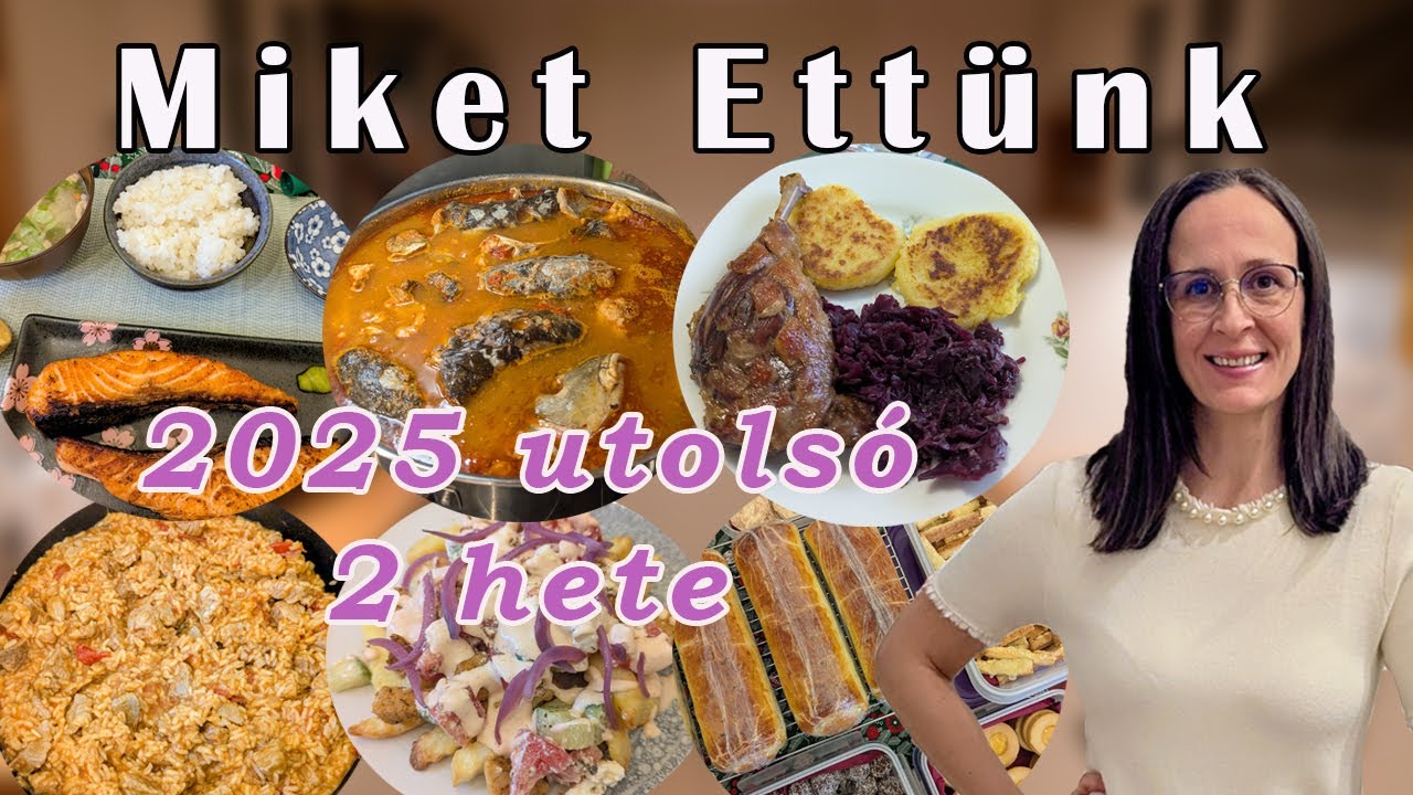 Miket Ettünk VLOG - 2025 Utolsó 2 hete - Így készültem az Ünnepekre