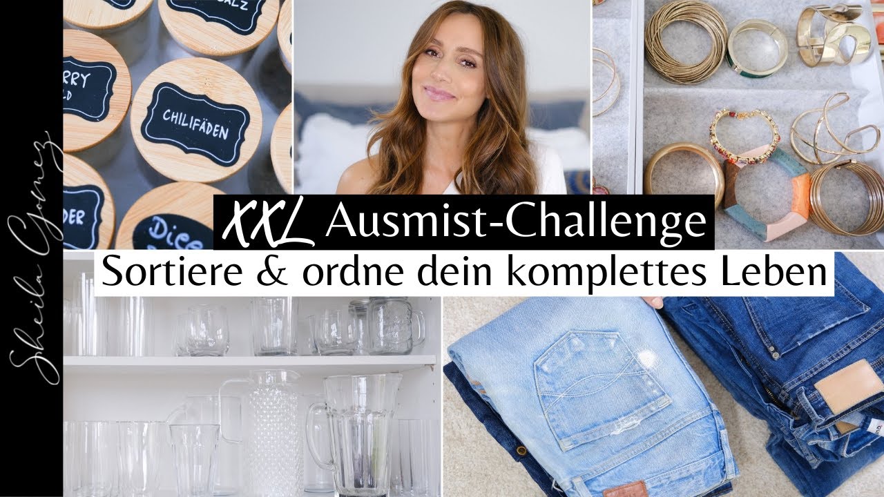 CLEAN UP YOUR LIFE- CHALLENGE | Wir misten einen Monat gemeinsam aus! | Sheila Gomez