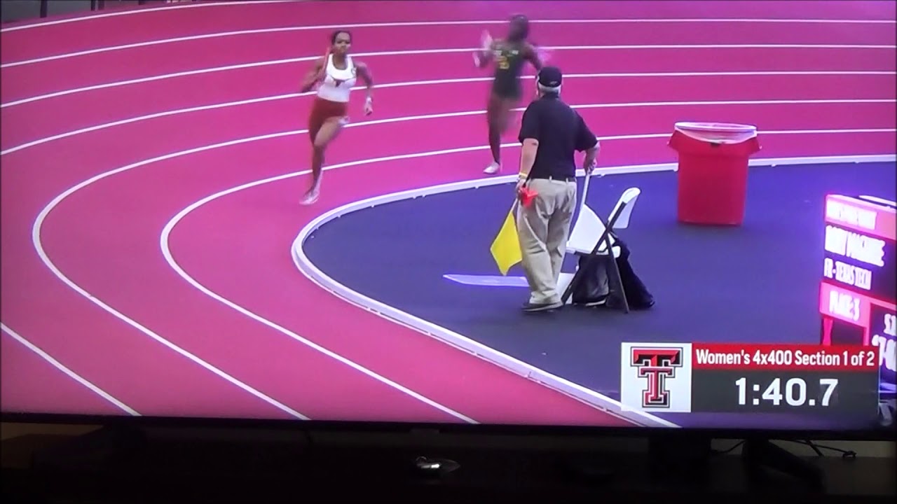 2021 Texas Tech Corky Women 4x400 relay