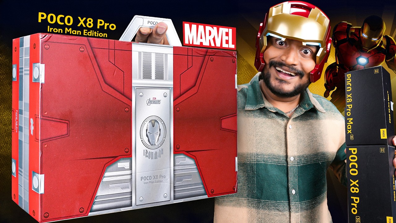 POCO X8 Pro Series Unboxing 🔥 POCO X8 Pro, X8 Pro Max & Iron Man Edition || best tech in telugu ||