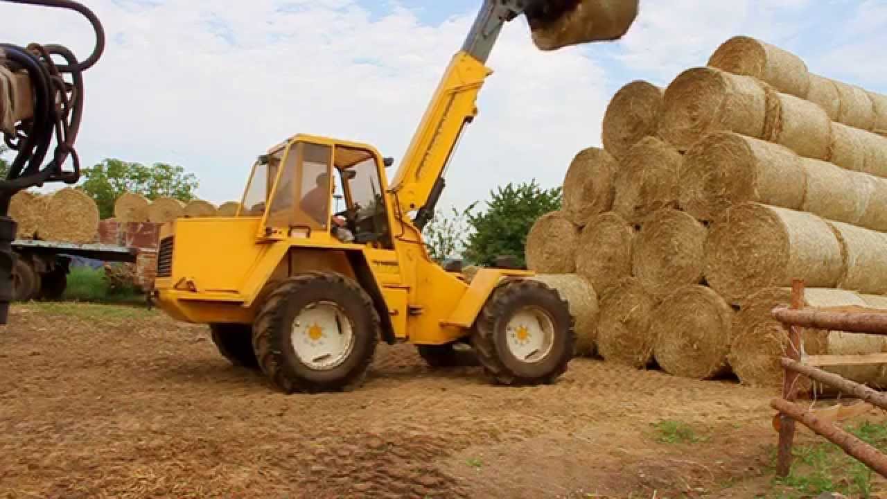 Ustawianie sterty słomy - Matbro Telerem 3 ENGINE SOUND