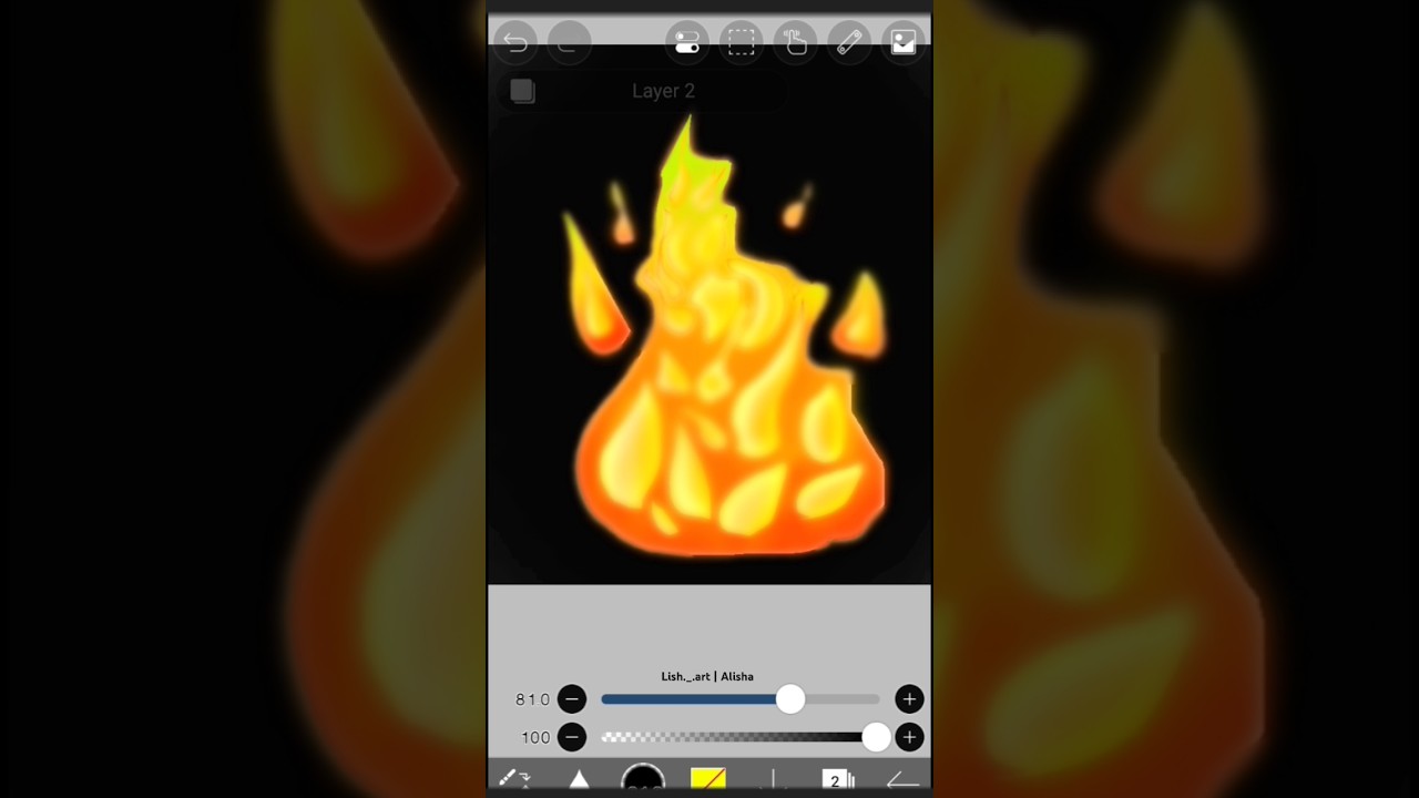 Fire Tutorial Ibis Paint x | full tut available