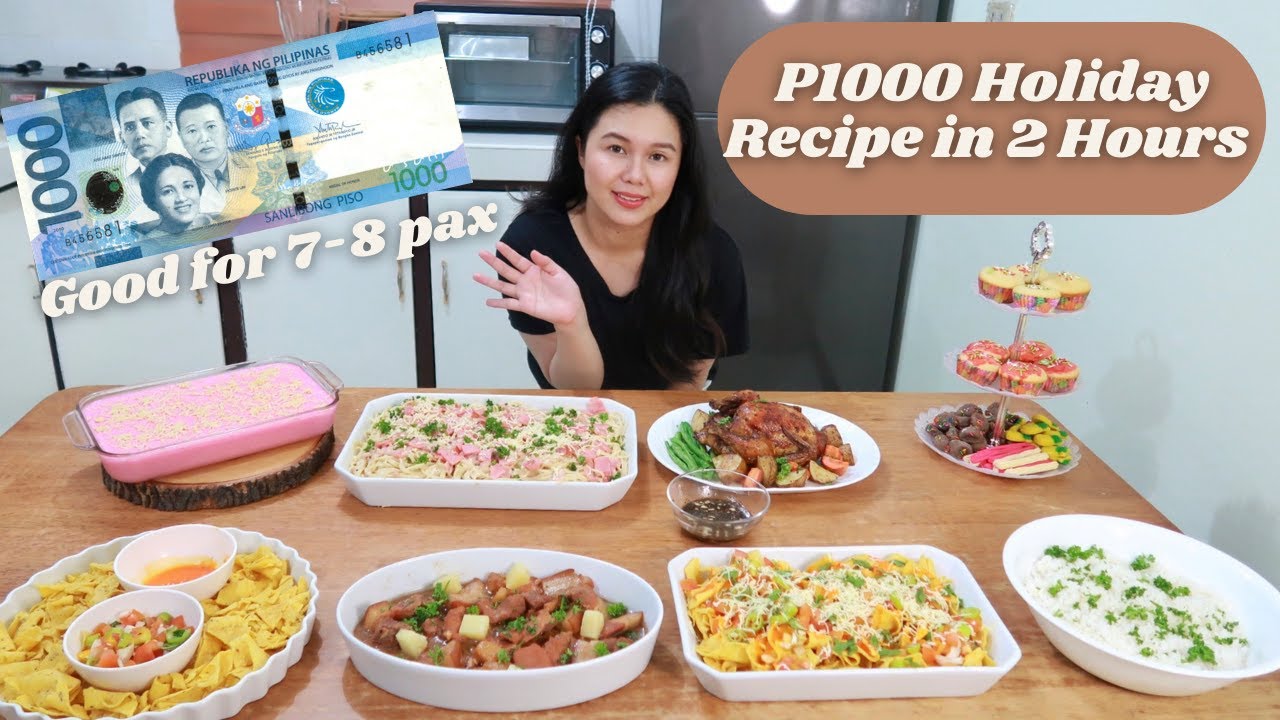 P1000 Noche Buena Recipe in 2 HOURS | 2021 Costing + Palengke Tour