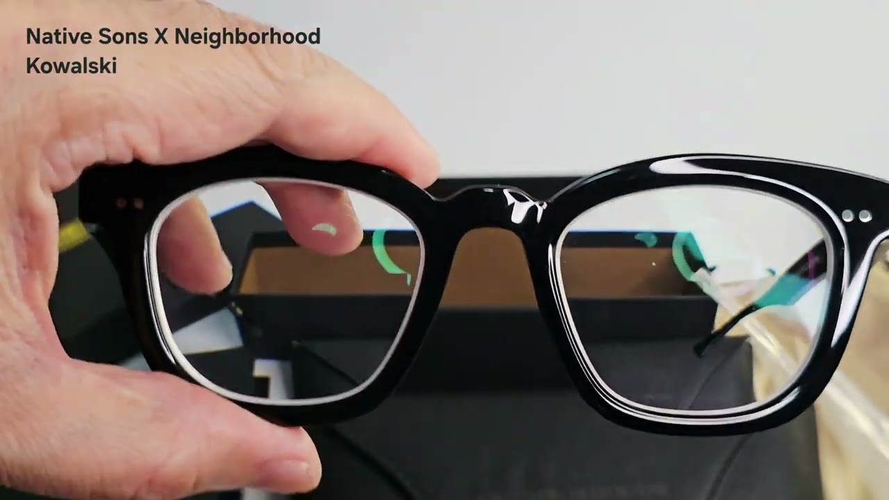 Native Sons X Neighborhood Kowalski #eyeglasses #eyewear #nativesons #neighborhood