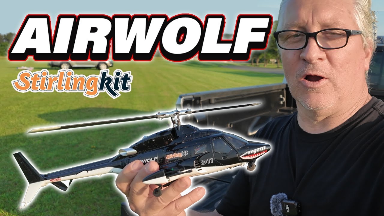 WOLFBUSH Airwolf AW-911 RC Helicopter flies like a drone