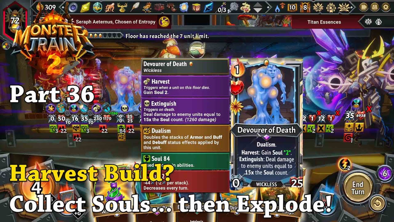 Monster Train2 - Part 36 - Harvest Build? Collect Souls... then Explode!
